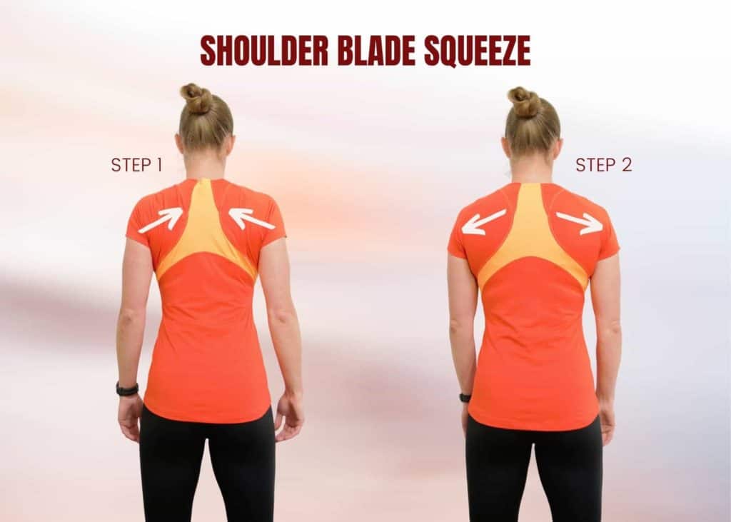 Shoulder blade squeeze