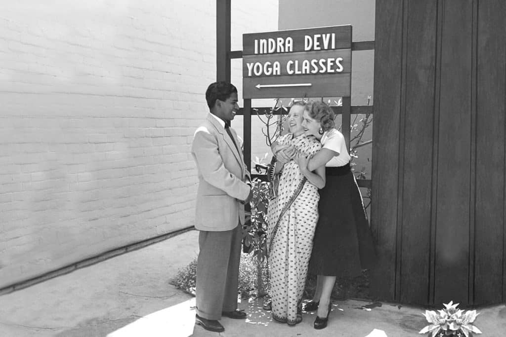 Indra Devi and her Hollywood-based yoga studio