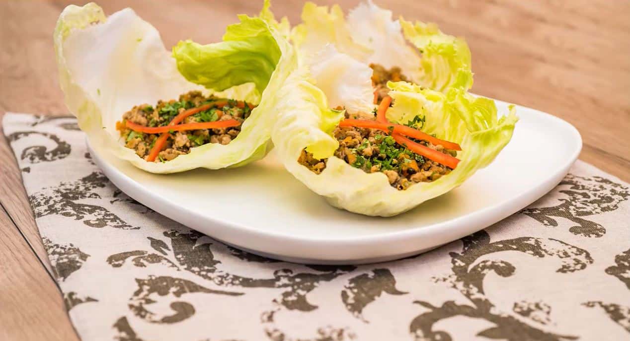 Recipe Pork mince lettuce cups D'Connect