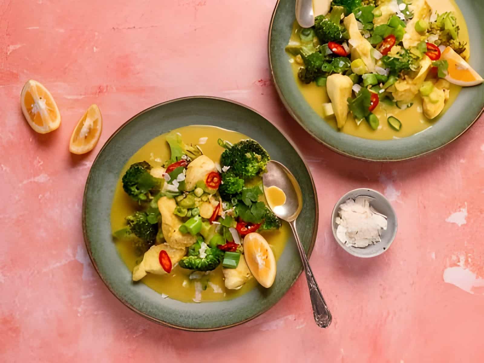 Recipe Poached fish with broccoli and ginger D'Connect