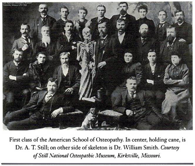 First generation of osteopaths