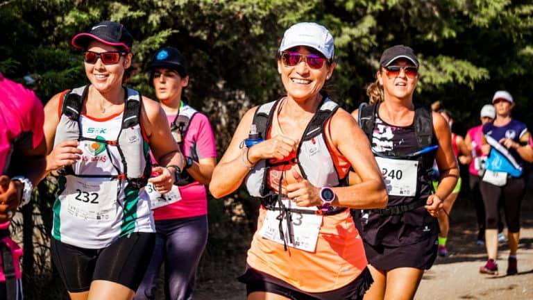 Women running a marathon