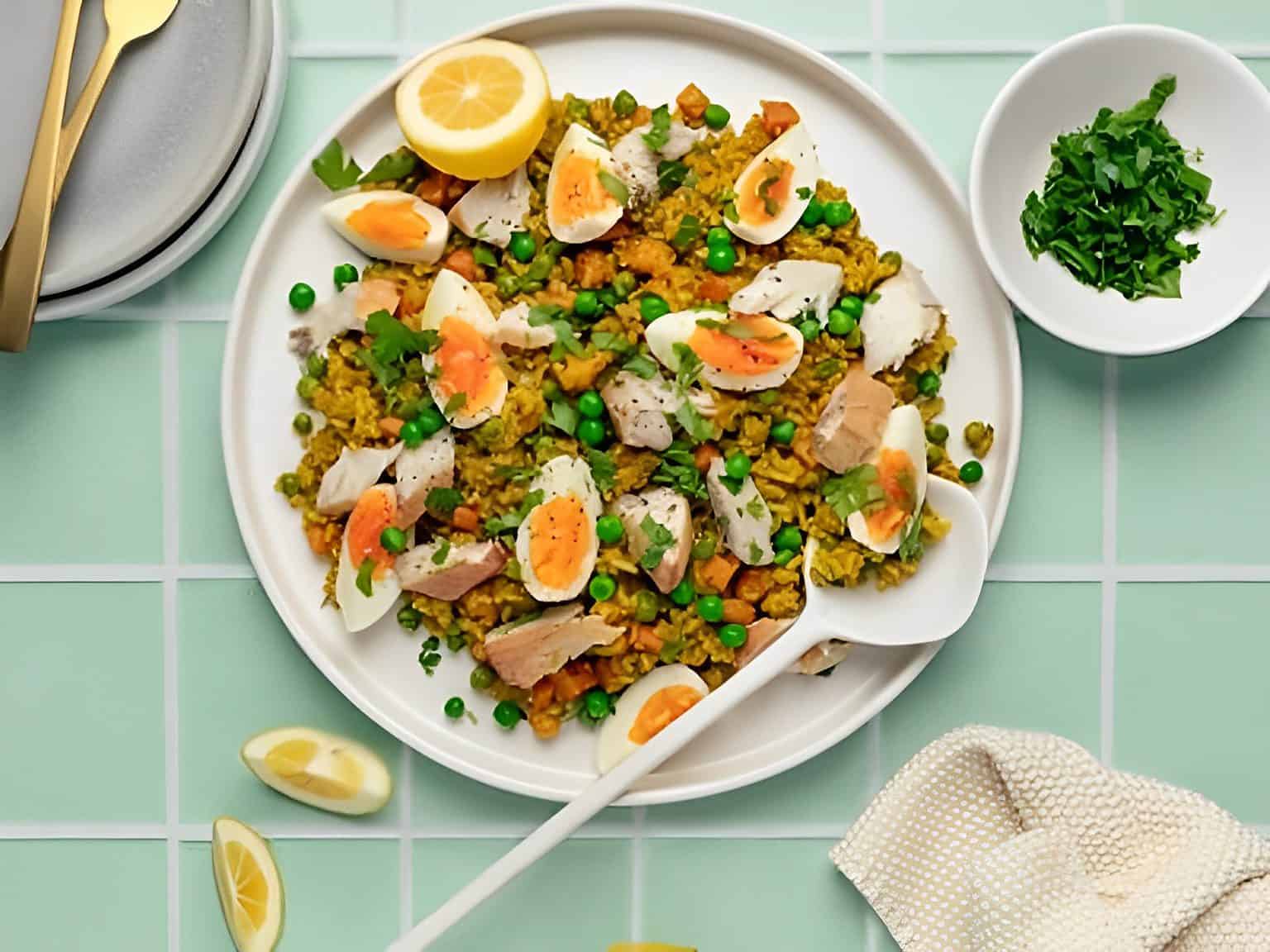 Recipe Vegetables and smoked fish kedgeree D'Connect