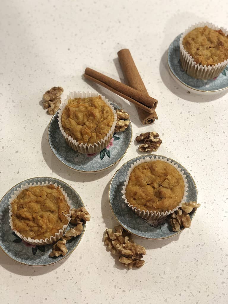 Gluten Free Carrot Cake Muffin - ready to serve