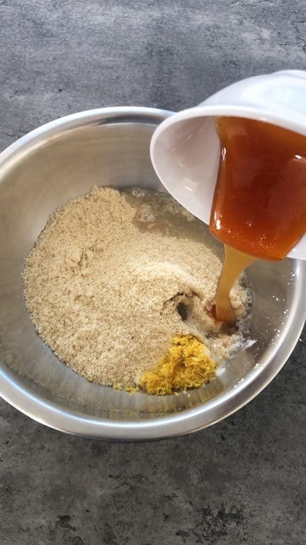 Add rest of the ingredients and finish up with honey