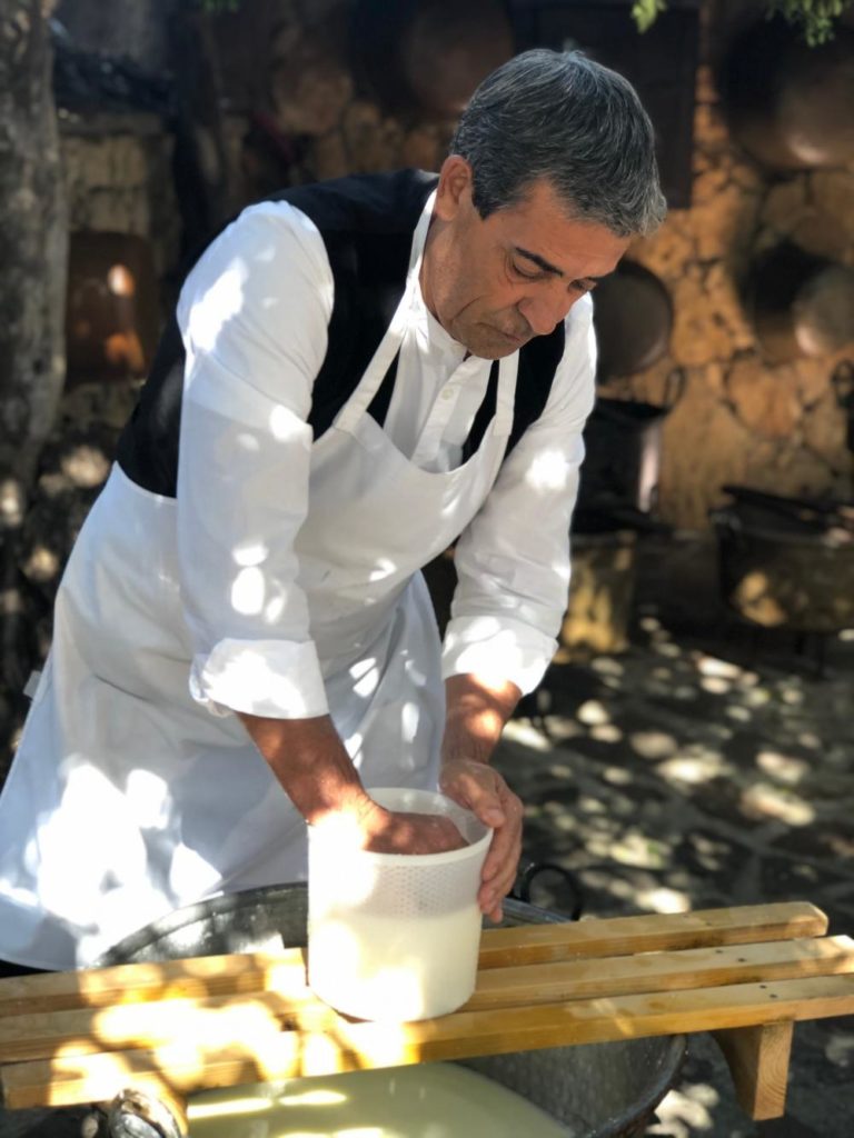 Pecorino cheese making in Sardinia
