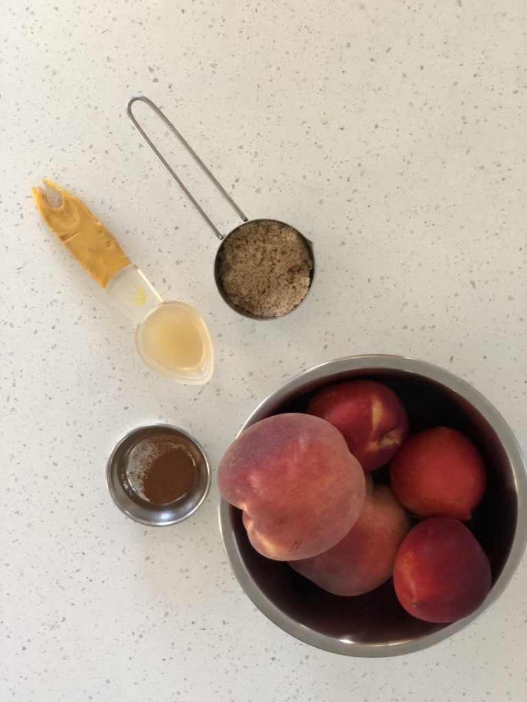 Ingredients (Peach and nectarine base)