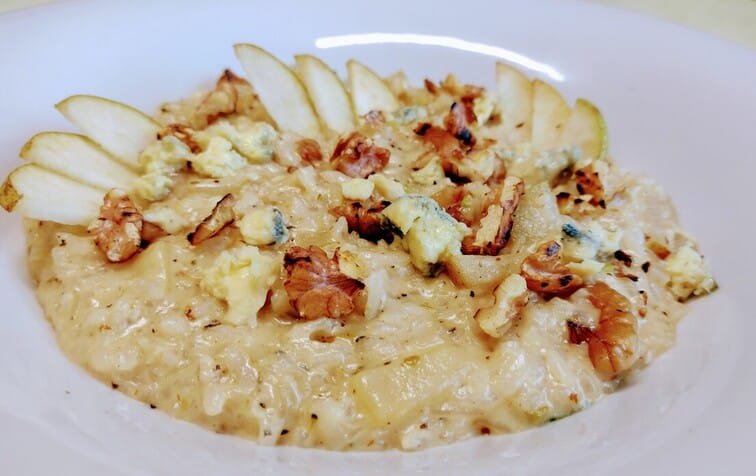 Pear and Walnut Risotto with Blue Cheese (final)