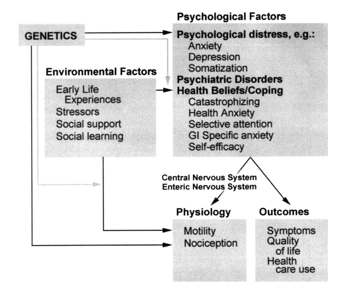 Psychological and environmental factors and depression