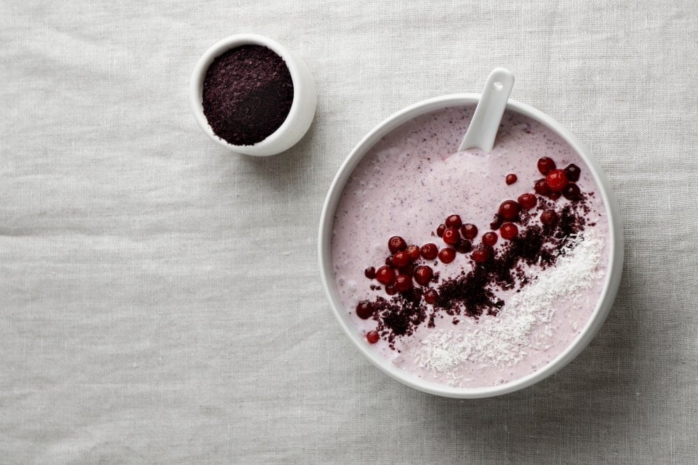 Coconut and Cranberry Overnight Porridge