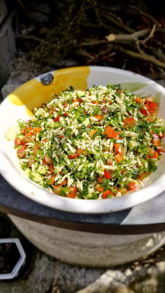 Orzo Tabouli Salad