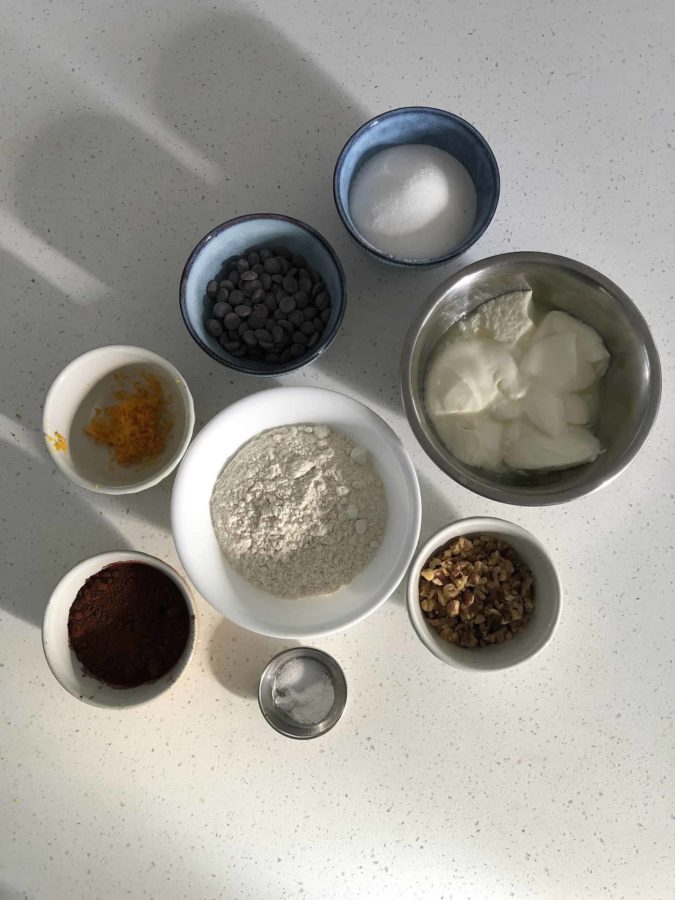 Egg-free Brownie - ingredients