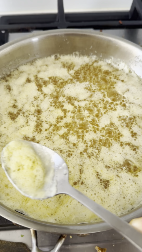 Heat the butter balls2