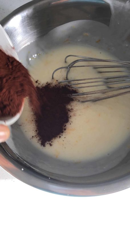add cocoa powder