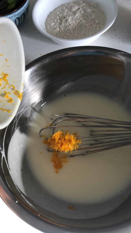 add orange zest