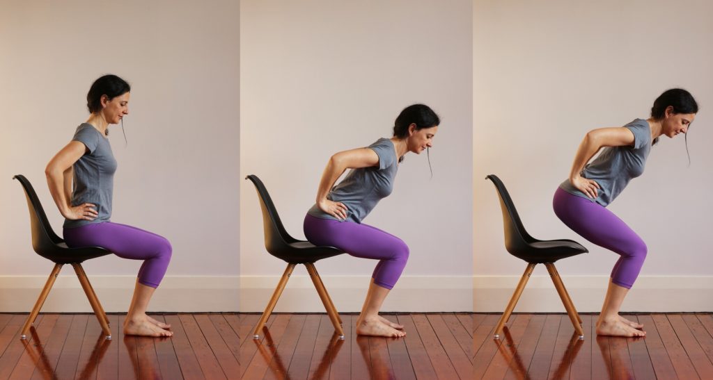 Chair exercise - rise up