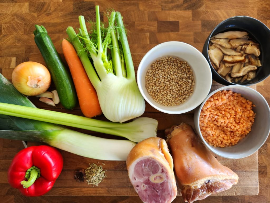 Ham hock ingredients