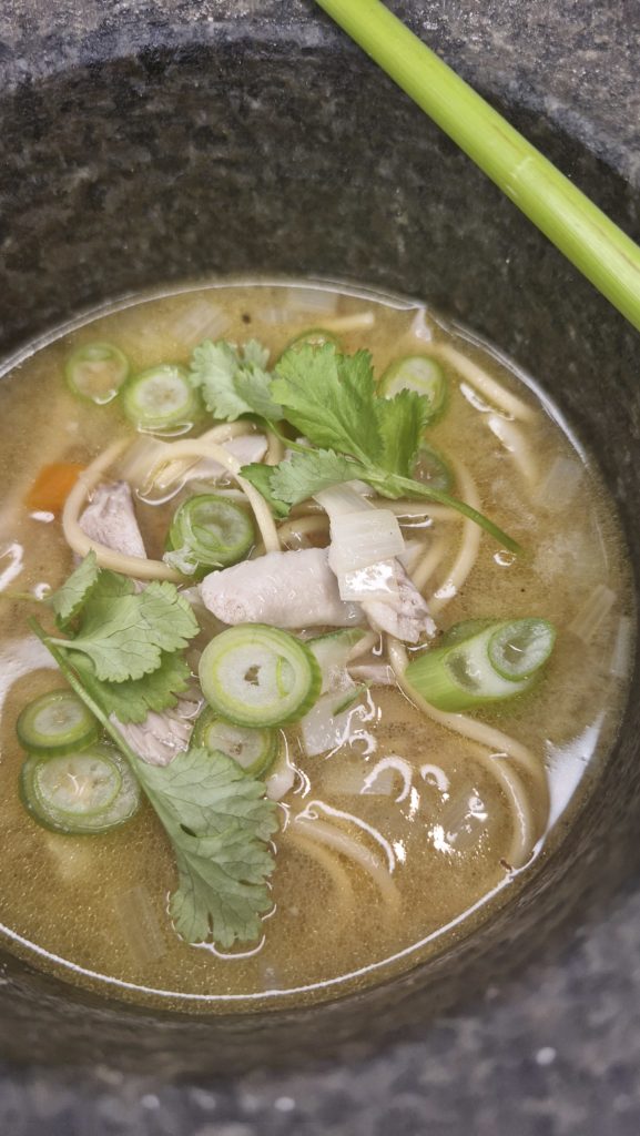 Lemon Chicken and Noodle Soup
