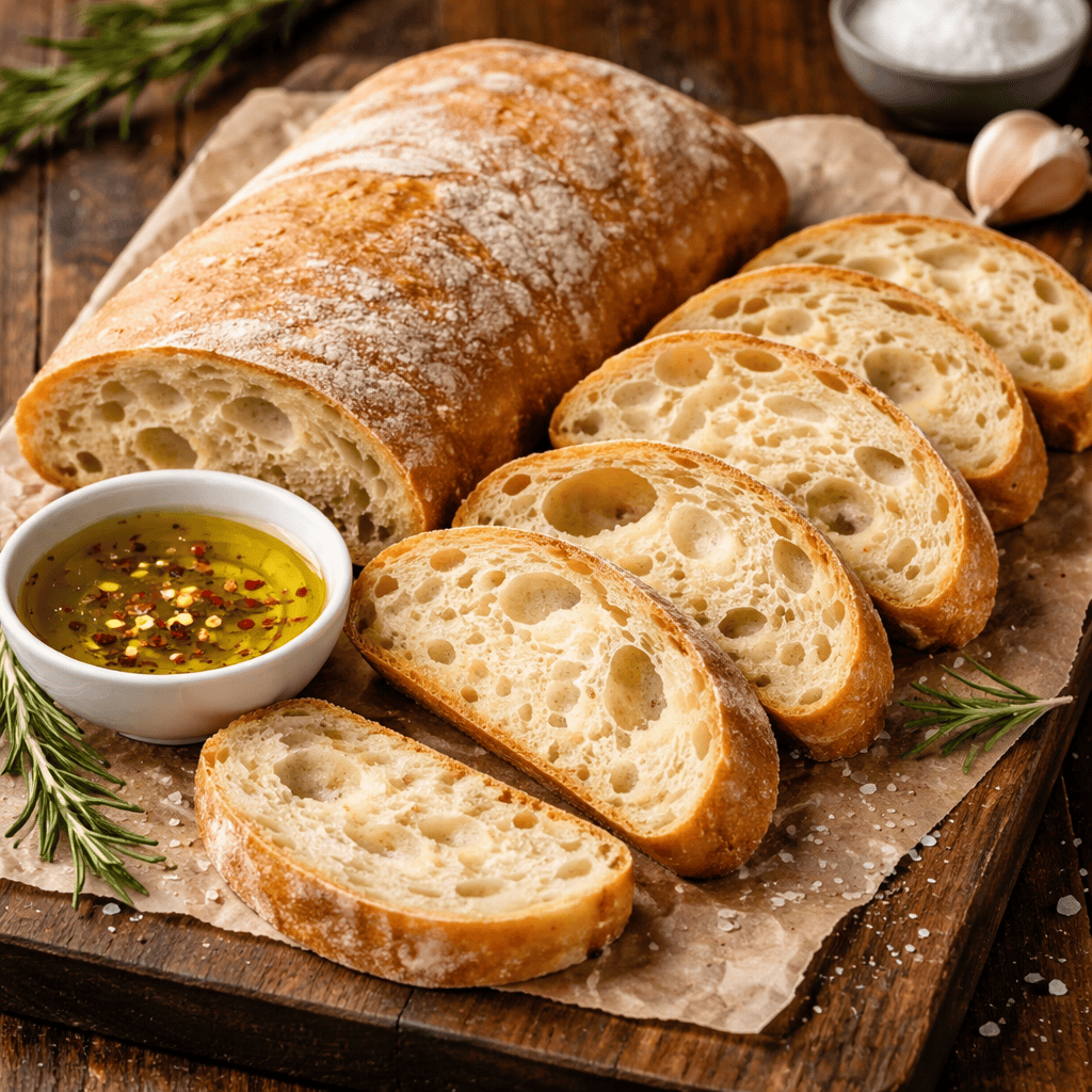 Ciabatta Bread (High-Hydration)